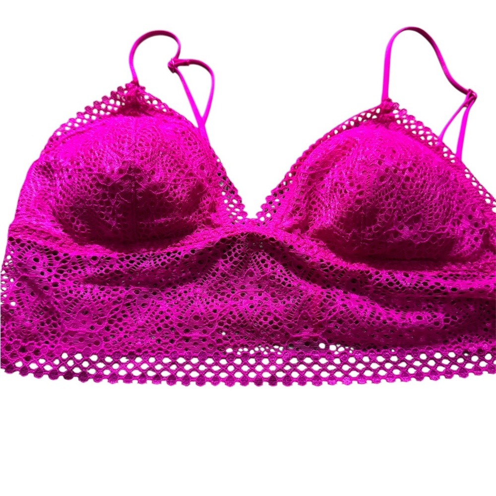 Victoria's Secret Pink Satin Bra Intimates